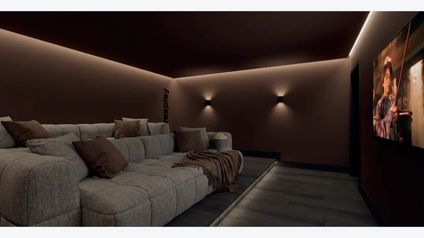Imagem de cinema do Residencial Gonçalves.