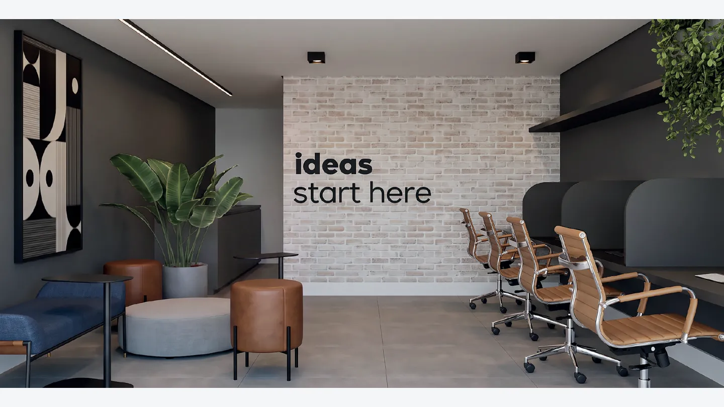Imagem de coworking do Residencial Gonçalves.