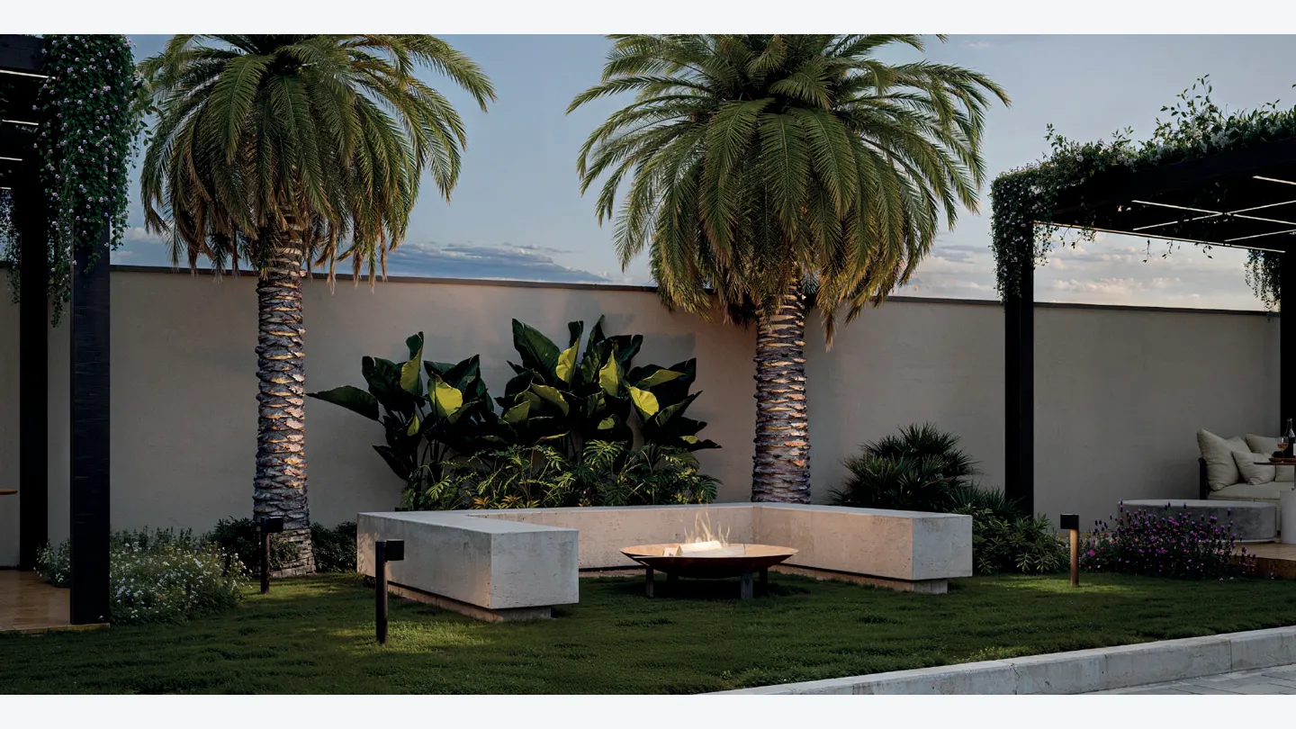 Imagem de fire place do Residencial Gonçalves.