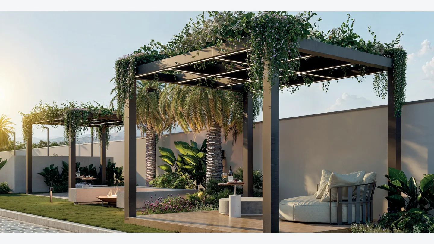 Imagem de pergolado do Residencial Gonçalves.